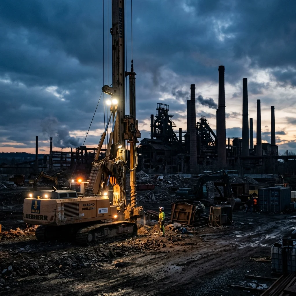 Vrtání mikropilot Kladno