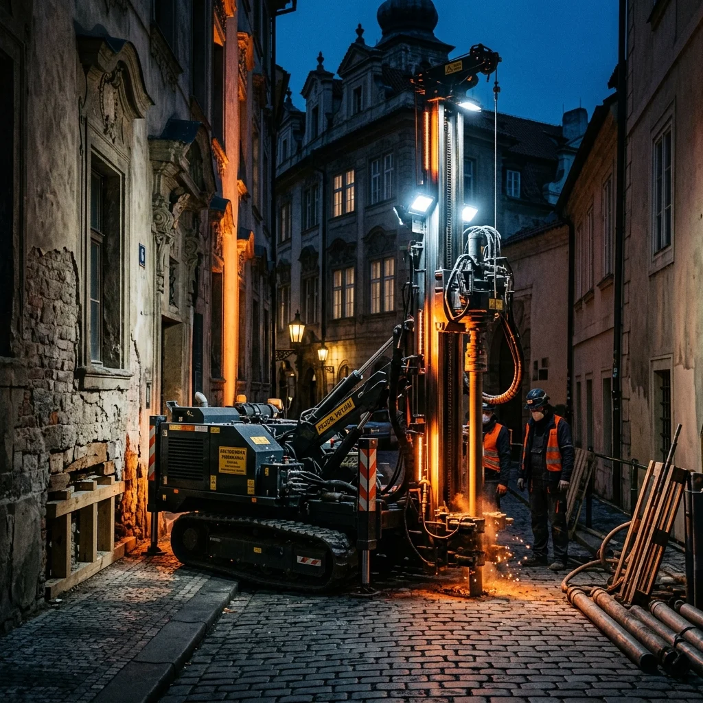 Vrtání mikropilot Praha